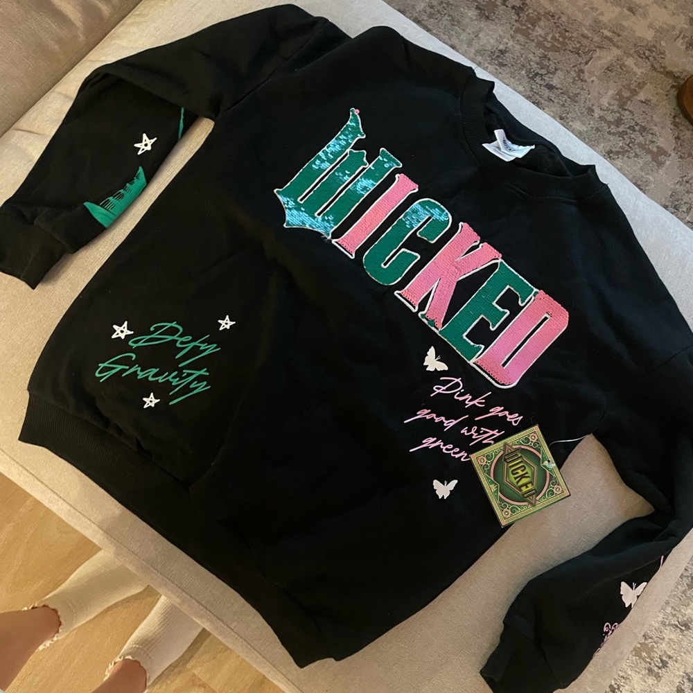 Wicked Black Crew Neck Sweater